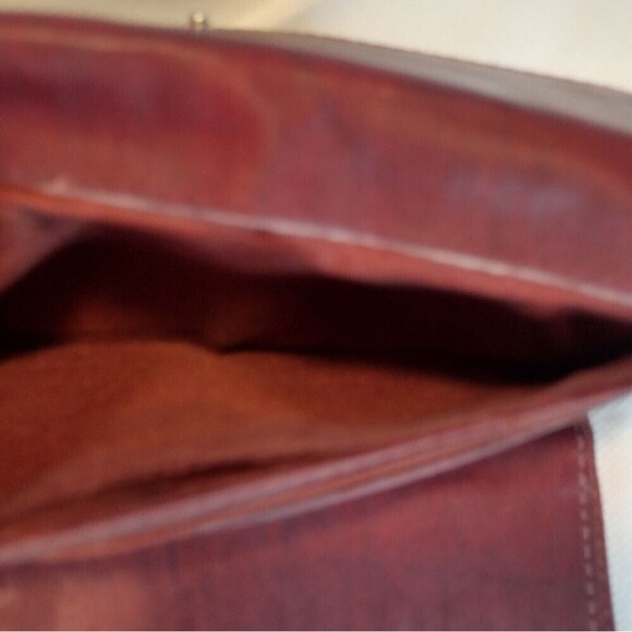 Marshal Burgundy Wallet & Checkbook - Picture 7 of 8